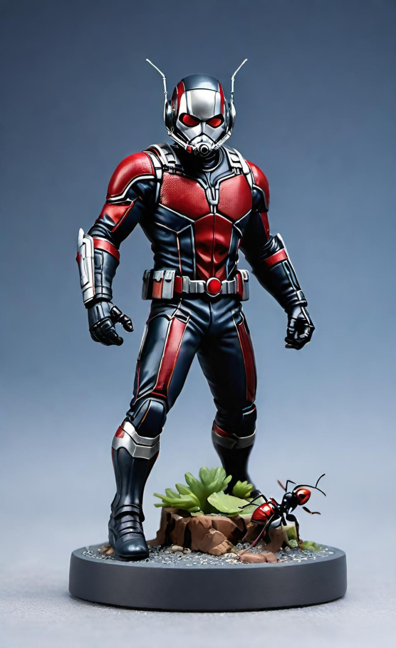 Bonecos 3d style manga anime ant man homen formiga style caricato 3D Print Model .c4d .max .obj .3ds .fbx .stl .blend