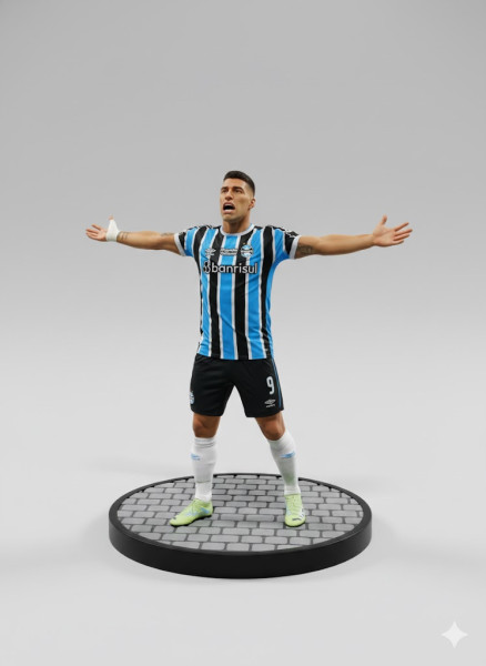 Bonecos 3d style manga anime soccer futebol suarez style caricato 3D Print Model .c4d .max .obj .3ds .fbx .stl .blend 