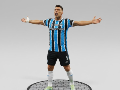 Bonecos 3d style manga anime soccer futebol suarez style caricato 3D Print Model