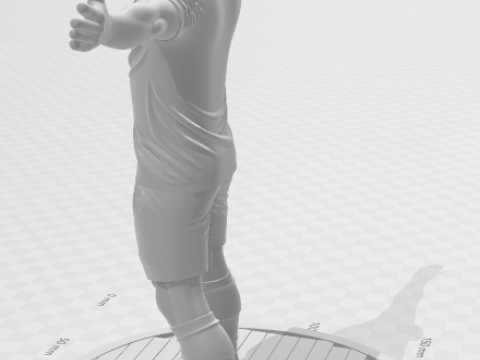 Bonecos 3d style manga anime soccer futebol suarez style caricato 3D Print Model