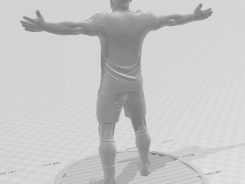 Bonecos 3d style manga anime soccer futebol suarez style caricato 3D Print Model