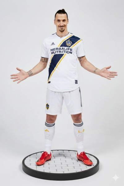 Bonecos 3d style manga anime soccer futebol zlatan ibrahimovic style caricato 3D Print Model .c4d .max .obj .3ds .fbx .stl .blend 