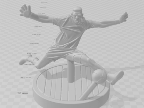 Bonecos 3d style manga anime soccer futebol emiliano dibu martinez style caricato 3D Print Model