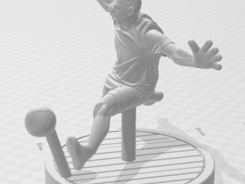 Bonecos 3d style manga anime soccer futebol emiliano dibu martinez style caricato 3D Print Model