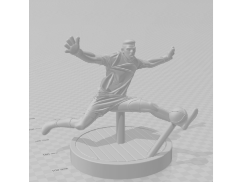 Bonecos 3d style manga anime soccer futebol emiliano dibu martinez style caricato 3D Print Model