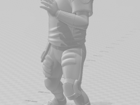 Bonecos 3d style manga anime nfl tom brady style caricato 3D Print Model