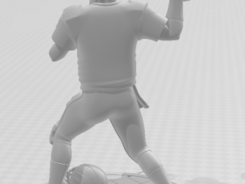 Bonecos 3d style manga anime nfl tom brady style caricato 3D Print Model