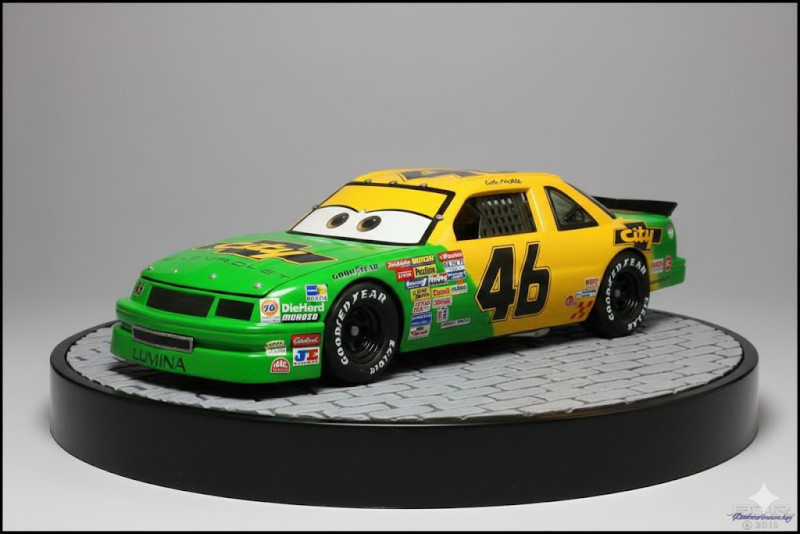 Bonecos 3d style manga anime car race days of thunder style caricato 3D Print Model .c4d .max .obj .3ds .fbx .stl .blend 