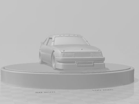 Bonecos 3d style manga anime car race days of thunder style caricato 3D Print Model