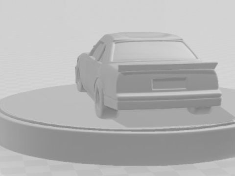 Bonecos 3d style manga anime car race days of thunder style caricato 3D Print Model