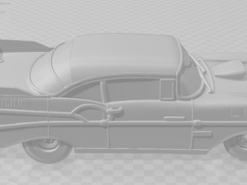 Bonecos 3d style manga anime car race drag nhra style caricato 3D Print Model