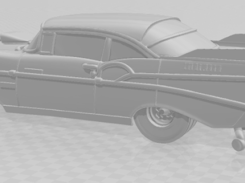 Bonecos 3d style manga anime car race drag nhra style caricato 3D Print Model