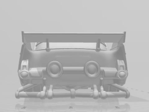 Bonecos 3d style manga anime car race drag nhra style caricato 3D Print Model