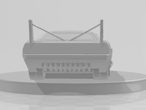 Bonecos 3d style manga anime car race drag nhra style caricato 3D Print Model