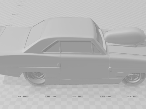 Bonecos 3d style manga anime car race drag nhra style caricato 3D Print Model