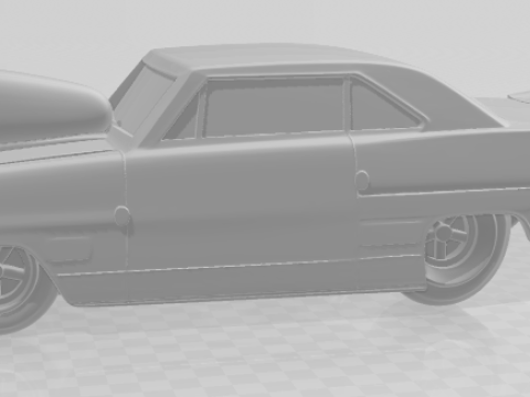 Bonecos 3d style manga anime car race drag nhra style caricato 3D Print Model