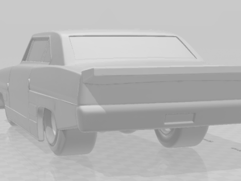 Bonecos 3d style manga anime car race drag nhra style caricato 3D Print Model