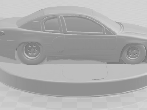 Bonecos 3d style manga anime car race drag nhra style caricato 3D Print Model