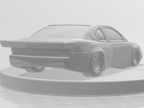 Bonecos 3d style manga anime car race drag nhra style caricato 3D Print Model