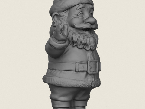Santa Claus 3D Print Model