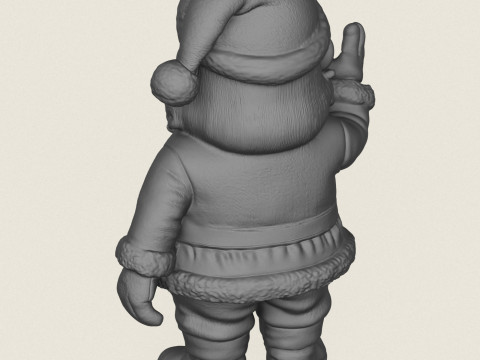 Santa Claus 3D Print Model