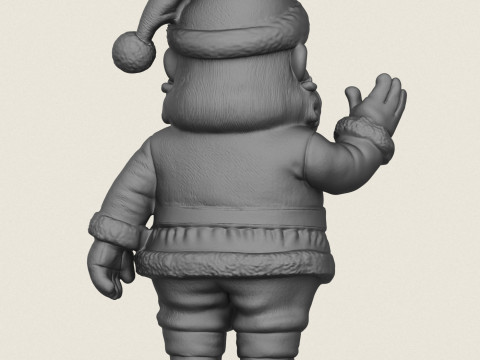 Santa Claus 3D Print Model