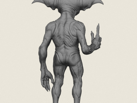 Monster Alien Print Ready 3D Print Model