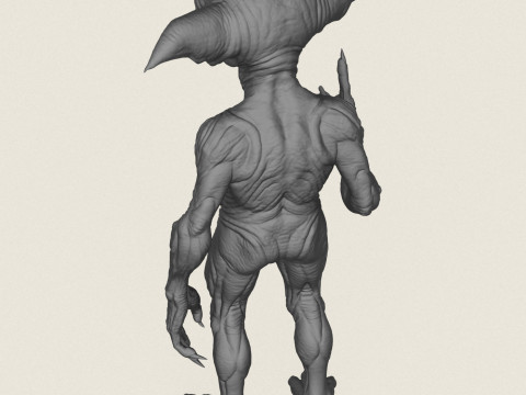 Monster Alien Print Ready 3D Print Model