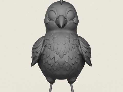 Bird Print Ready 3D Print Model