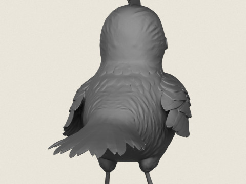 Bird Print Ready 3D Print Model