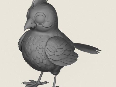 Bird Print Ready 3D Print Model