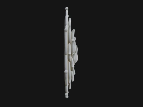 Lotus Mandala Wall Plaque Design 8 - 3D Print Model 3D Print Model