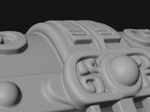Treasure Chest Model Design 1 - 3D Print Model 3D Print Model