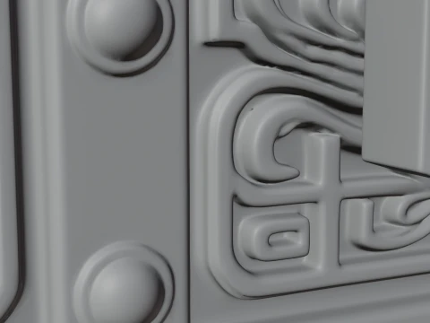 Treasure Chest Model Design 2 - 3D Print Model 3D Print Model