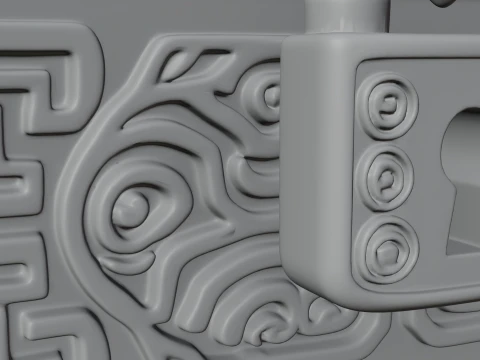 Treasure Chest Model Design 4 - 3D Print Model 3D Print Model
