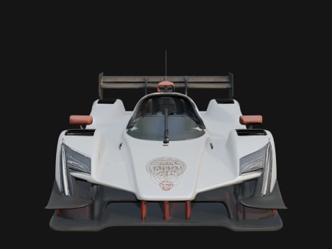 Endurance Prototype Race Car Model Design 1 - 3D Print Model 3D Print Model
