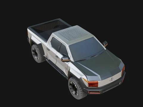 Off Road Pickup Truck Model Design 3 - 3D Print Model 3D Print Model