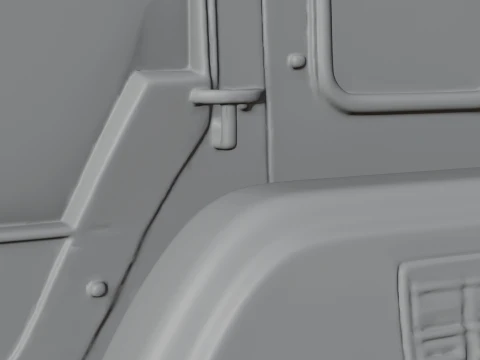 Crawler Bulldozer Model Design 1 - 3D Print Model 3D Print Model