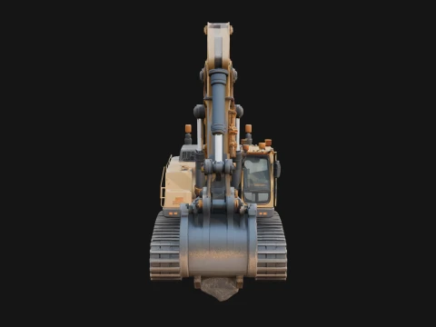 Excavator Model Design 1 - 3D Print Model 3D Print Model