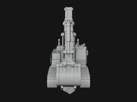Excavator Model Design 1 - 3D Print Model 3D Print Model