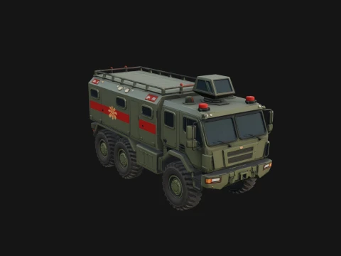 Armored Security Truck Model Design 5 - 3D Print Model 3D Принт Модель