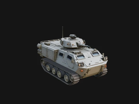Tracked Armored Vehicle Model Design 4 - 3D Print Model 3D Принт Модель