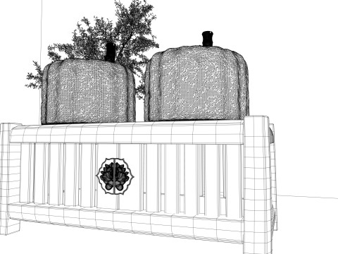 Bathroom Cabinet With Sink -B2 3D Model