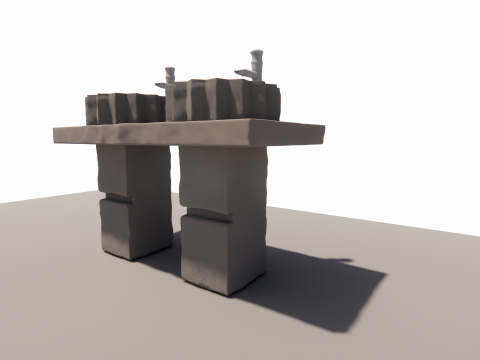 Bathroom Cabinet With Sink -B6 3D Model