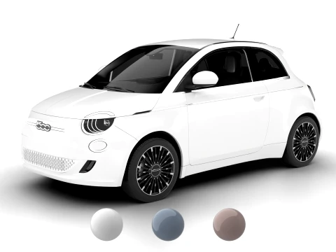 Fiat 500 2021 Model 3D