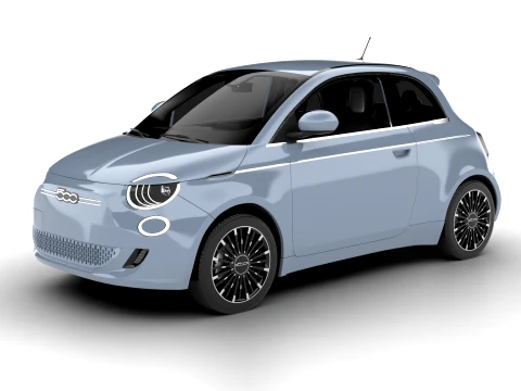 Fiat 500 la Prima 2021 3D Model