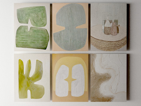 Decorative painting 05 Model 3D