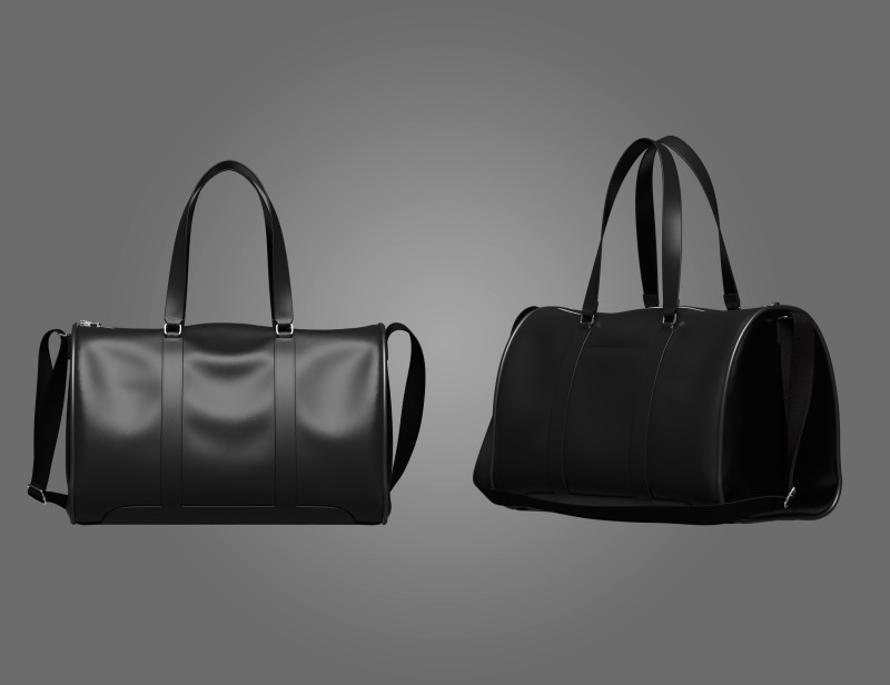 Duffel bag 3D Model .c4d .max .obj .3ds .fbx .stl .blend