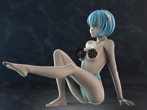 Rei Ayanami 3D Print Model