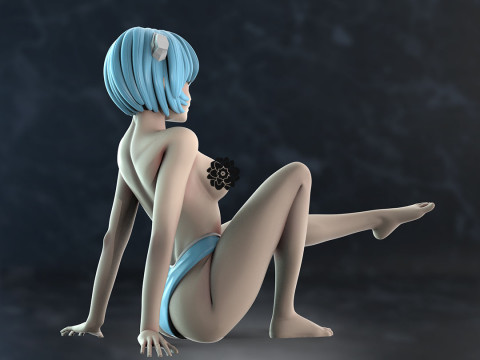 Rei Ayanami 3D Print Model